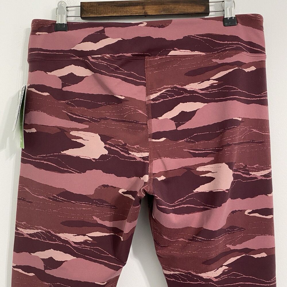 L.L. Bean Boundless Performance Leggings Women's L Capri Cropped Printed NEW - Picture 8 of 12